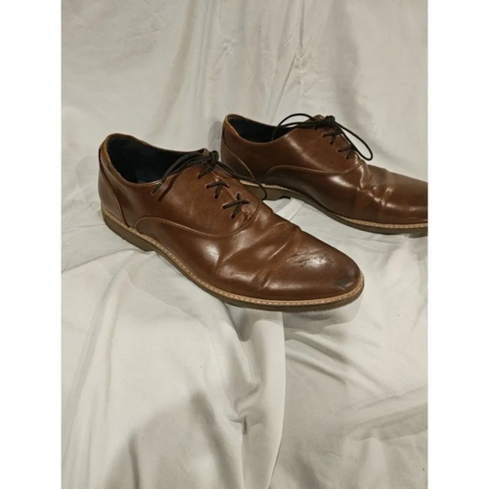 Steve Madden‎ Ollie Brown Leather Oxford Shoe Mens Size 10